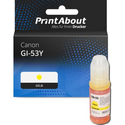 Druckerpatrone kompatibel mit Canon GI-53Y - Gelb