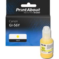 Druckerpatrone kompatibel mit Canon GI-56Y - Gelb