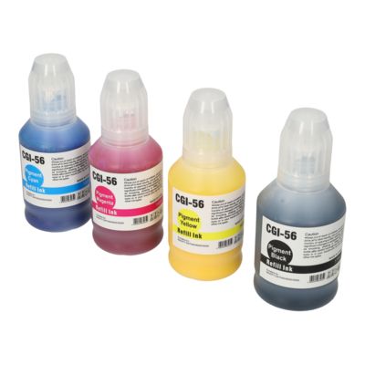 Druckerpatrone kompatibel mit Canon GI-56BK/C/M/Y - 4-farbig - Multipack