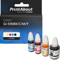 Druckerpatrone kompatibel mit Canon GI-590BK/C/M/Y - 4-farbig - Multipack