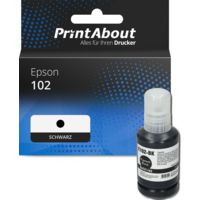 Druckerpatrone kompatibel mit Epson 102 (T03R140) - Schwarz