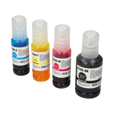 Druckerpatrone kompatibel mit Epson 102 (T03R14/24/34/440) - 4-farbig - Multipack