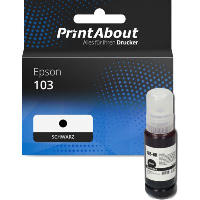 Druckerpatrone kompatibel mit Epson 103 (C13T00S14A) - Schwarz