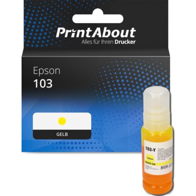 Druckerpatrone kompatibel mit Epson 103 (C13T00S44A) - Gelb