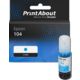 Druckerpatrone kompatibel mit Epson 104 (C13T00P240) - Cyan