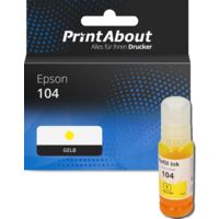Druckerpatrone kompatibel mit Epson 104 (C13T00P440) - Gelb