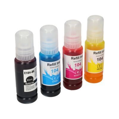 Druckerpatrone kompatibel mit Epson 104 (C13T00P14/24/34/440) - 4-farbig - Multipack