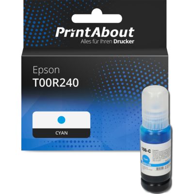 Druckerpatrone kompatibel mit Epson T00R240 - Cyan