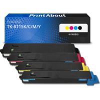 Toner kompatibel mit Kyocera TK-8115K/C/M/Y - 4-farbig - Multipack