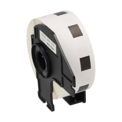 Etikettenrolle kompatibel mit Brother DK-11218 - (24 mm) - Schwarz auf weiß