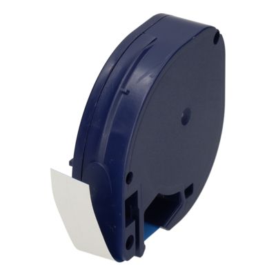 Schriftband kompatibel mit Dymo 91205 (S0721650) - (12 mm) - Schwarz auf blau