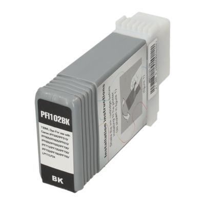 Druckerpatrone kompatibel mit Canon PFI-102MBK - Mattschwarz