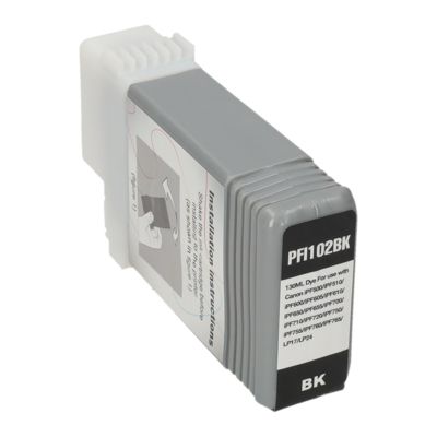 Druckerpatrone kompatibel mit Canon PFI-102MBK - Mattschwarz