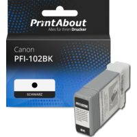 Druckerpatrone kompatibel mit Canon PFI-102BK - Schwarz