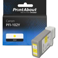 Druckerpatrone kompatibel mit Canon PFI-102Y - Gelb