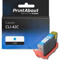 Druckerpatrone kompatibel mit Canon CLI-42C - Cyan