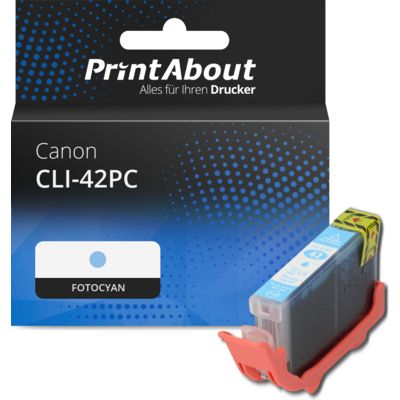 Druckerpatrone kompatibel mit Canon CLI-42PC - Fotocyan