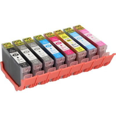 Druckerpatrone kompatibel mit Canon CLI-42BK/C/M/Y/PC/PM/GY/LGY - 8-farbig - Multipack