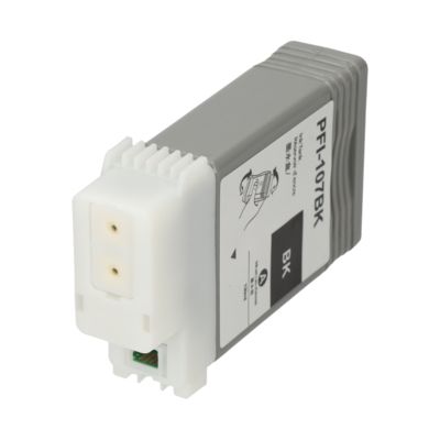 Druckerpatrone kompatibel mit Canon PFI-107BK - Schwarz