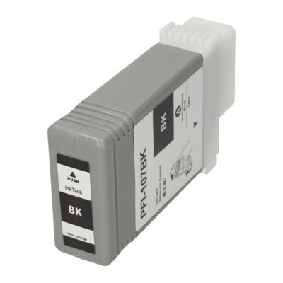 Druckerpatrone kompatibel mit Canon PFI-107BK - Schwarz