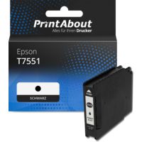 Druckerpatrone kompatibel mit Epson T7551 - Schwarz