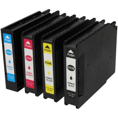 Druckerpatrone kompatibel mit Epson T7551/52/53/54 - 4-farbig - Multipack