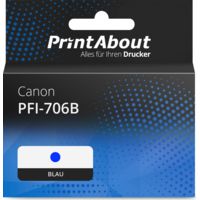 Druckerpatrone kompatibel mit Canon PFI-706B - Blau - Hohe Kapazität