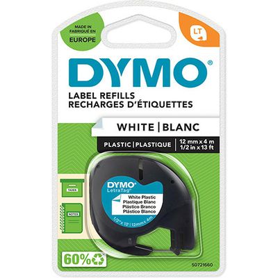 Dymo 91221 (S0721660) - Schwarz auf weiß - Tape