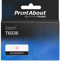 Druckerpatrone kompatibel mit Epson T6036 - Hellmagenta - Hohe Kapazität