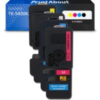 Toner kompatibel mit Kyocera TK-5430K/C/M/Y - 4-farbig - Multipack