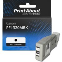 Druckerpatrone kompatibel mit Canon PFI-320MBK - Mattschwarz - Hohe Kapazität