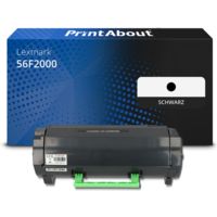Toner kompatibel mit Lexmark 56F2000 - Schwarz