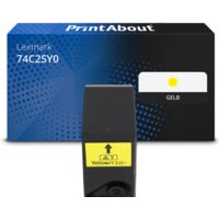 Toner kompatibel mit Lexmark 74C2SY0 - Gelb - Hohe Kapazität