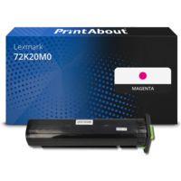 Toner kompatibel mit Lexmark 72K20M0 - Magenta
