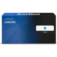 Toner kompatibel mit Lexmark 24B6008 - Cyan