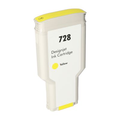 Druckerpatrone kompatibel mit HP F9J65A (728) - Gelb - Extra hohe Kapazität