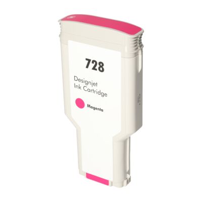 Druckerpatrone kompatibel mit HP F9J66A (728) - Magenta - Extra hohe Kapazität