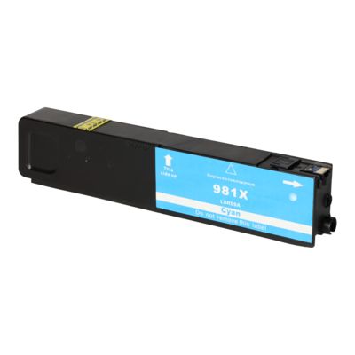 Druckerpatrone kompatibel mit HP 981X (L0R09A) - Cyan - Hohe Kapazität