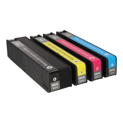 Druckerpatrone kompatibel mit HP 981X (L0R09/10/11/12A) - 4-farbig - Hohe Kapazität - Multipack