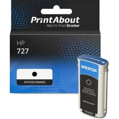 Druckerpatrone kompatibel mit HP 727 (B3P23A) - Fotoschwarz - Hohe Kapazität