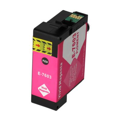 Druckerpatrone kompatibel mit Epson T7603 - Kräftiges Magenta