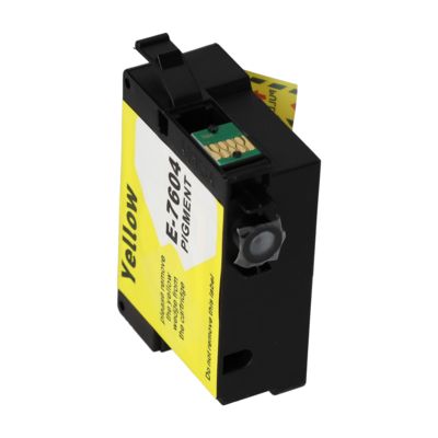 Druckerpatrone kompatibel mit Epson T7604 - Gelb