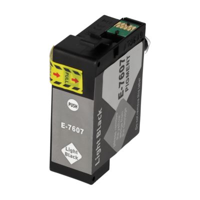 Druckerpatrone kompatibel mit Epson T7607 - Hellschwarz