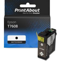 Druckerpatrone kompatibel mit Epson T7608 - Mattschwarz