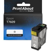 Druckerpatrone kompatibel mit Epson T7609 - Helles Hellschwarz