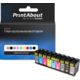 Druckerpatrone kompatibel mit Epson T7601/02/03/04/05/06/07/08/09 - Farb-Multipack - Multipack