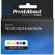 Druckerpatrone kompatibel mit Epson T67/31/32/33/34/35/36 (T673) - Farb-Multipack - Multipack