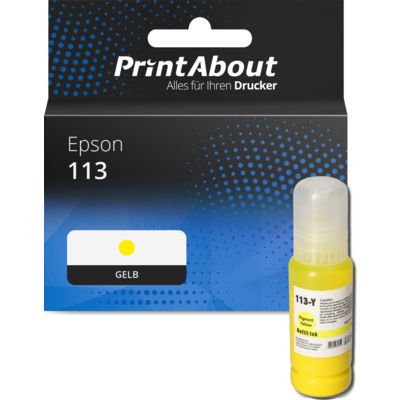 Druckerpatrone kompatibel mit Epson 113 (C13T06B440) - Gelb