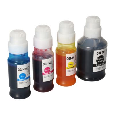 Druckerpatrone kompatibel mit Canon GI-50PGBK/C/M/Y - 4-farbig - Hohe Kapazität - Multipack