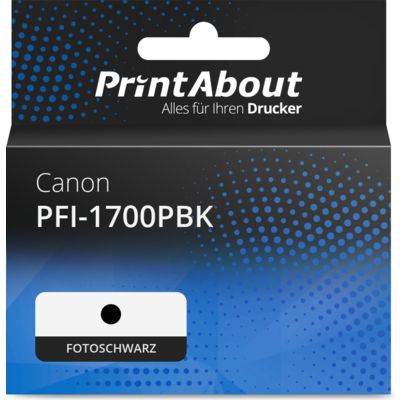 Druckerpatrone kompatibel mit Canon PFI-1700PBK - Fotoschwarz